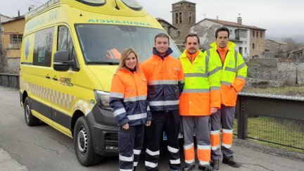 Miembros del equipo sanitario de la UME. | DGA