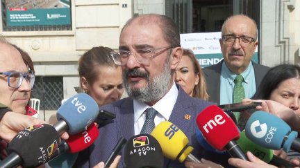 Declaraciones de Javier Lambán.