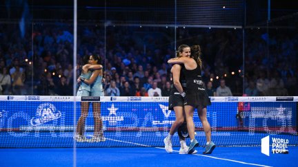 Imagen del partido de semifinales del Amsterdam Padel Open