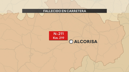 Imagen del punto en el que se ha producido el accidente.