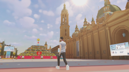 Un avatar personalizado nos guiará en la Ofrenda de Flores Virtual. / Ayuntamiento de Zaragoza
