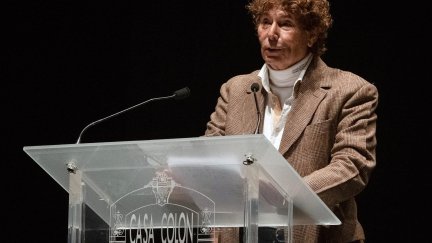 Jesús Quintero en la recogida del premio 'Uva de la comunicación" en diciembre de 2020. / EFE