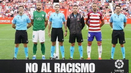 Jorge Pulido, antes del partido ante el Granada. Foto: LaLiga