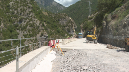 Imagen de las obras que se están realizando en la zona.