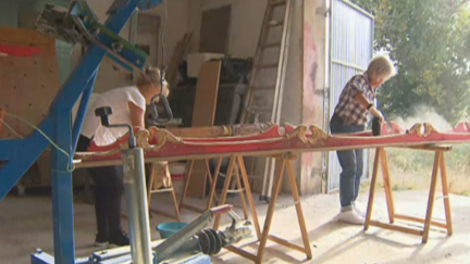 Desde Iberflumen ya están trabajando en la reparación de las embarcaciones. / Aragón TV.