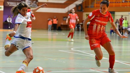 Una imagen del encuentro de la pasada jornada ante el Futsi Atlético Navalcarnero.