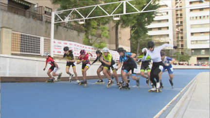Momento del Ciudad de Zaragoza de patinaje. Foto: Aragón Deporte.