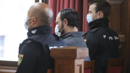 El ahora condenado durante el juicio celebrado en la Audiencia de Teruel.