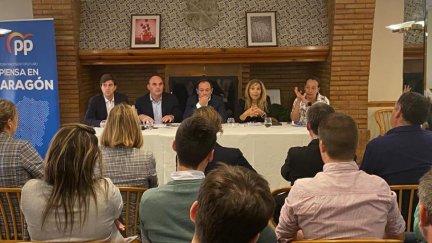La secretaria general del PP en Aragón, Ana Alós, se ha desplazado a Tarazona./ PP Aragón