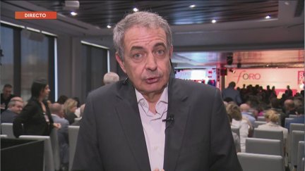 Expresidente del Gobierno José Luis Rodríguez Zapatero, este miércoles en Somos Litera.