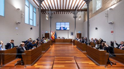 Pleno de la DPZ este miércoles. / DPZ.