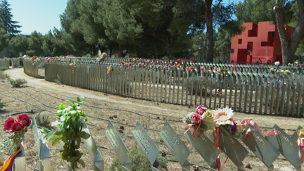 Memorial del cementerio de Torrero en Zaragoza para recordar a las víctimas del franquismo.