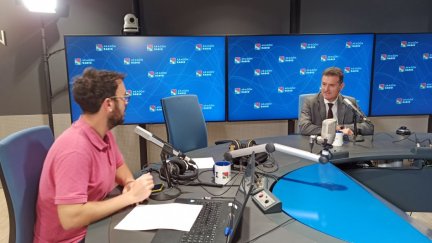 El presidente del Tribunal Superior de Justicia de Aragón (TSJA), Manuel Bellido, en Aragón Radio.