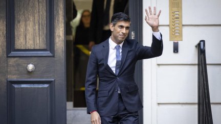 El primer ministro británico, Rishi Sunak, este martes. / EFE