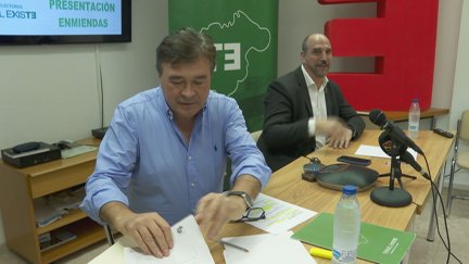 Tomás Guitarte y Joaquín Egea, de Teruel Existe.