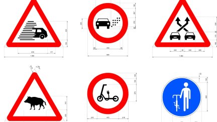 Nuevas señales de tráfico para 2023.