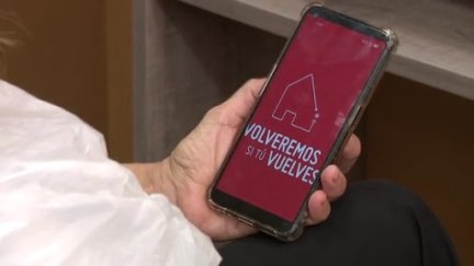 Aplicación móvil 'Volveremos'.