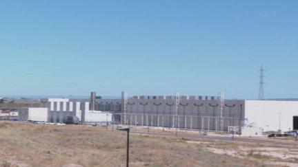 Imagen de archivo de las obras de Amazon en Aragón.