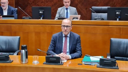 Felipe Faci explica los presupuestos de su consejería para 2023. / Gobierno de Aragón