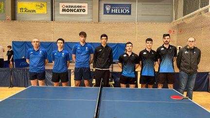 Imagen del duelo entre CN Helios y Hortaleza TM de Segunda División nacional masculina.