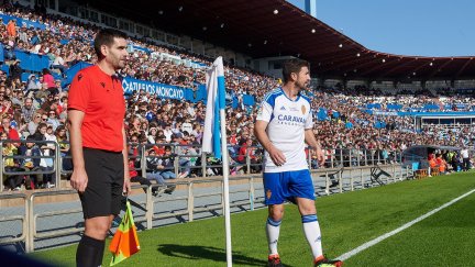 Gabi durante el encuentro del pasado domingo.