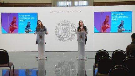 Presentación del Proyecto de Presupuesto Municipal del Ayuntamiento de Zaragoza para 2023.