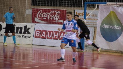 Marcos Forga, en un partido reciente con el AD Sala 10.