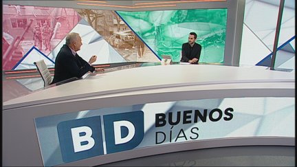 Javier Jiménez Olmos, este viernes, en Buenos Días Aragón.