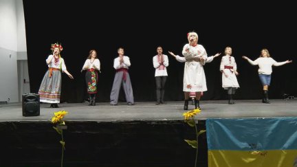 Gala solidaria por Ucrania en Zaragoza.