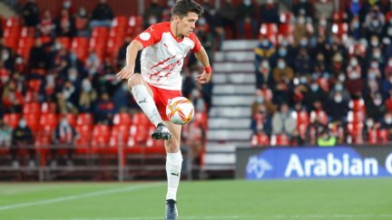 Juanjo Nieto, en un partido con el Almería.