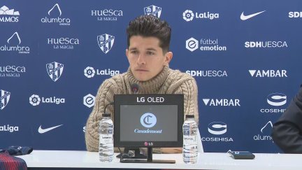 Juanjo Nieto durante la rueda de prensa.