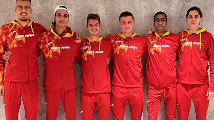 Imagen del equipo español que ha competido este domingo en el Europeo de Cross. Foto: RFEA