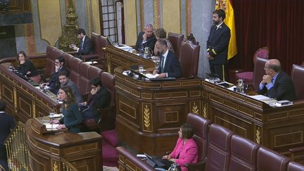 Intervención de la ministra de Igualdad en el pleno del Congreso./ Aragón TV.