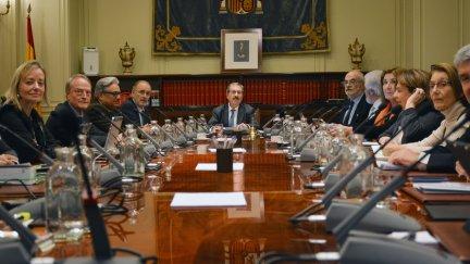 Pleno extraordinario del Consejo General del Poder Judicial (CGPJ) para votar a sus dos candidatos al Tribunal Constitucional (TC). / Europa Press