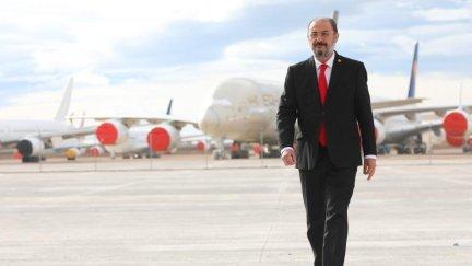 El presidente aragonés, Javier Lambán, en un momento de su mensaje de fin de año. | Gobierno de Aragón