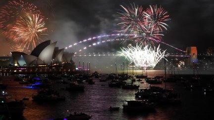 Celebración de Año Nuevo en Australia. / EFE.