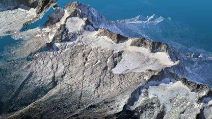 Modelo en 3D del glaciar del Aneto en 2020. / Cultura Científica