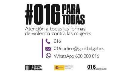 El 016 es el teléfono de atención a víctimas de violencia de género, es gratuito y no deja huella en la factura.