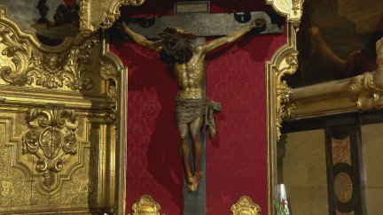 Imagen del Santo Cristo de los Milagros.