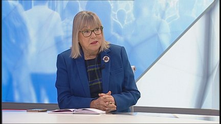 La jurista Altamira Gonzalo, este martes, en Aragón TV.