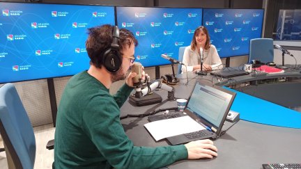 Lola Ranera en Despierta Aragón con Javier De Sola