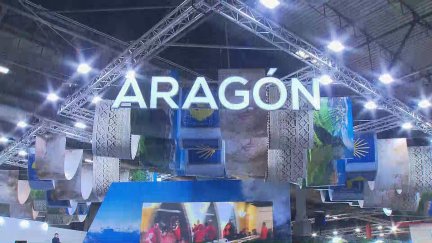 Expositor de Aragón en Fitur.