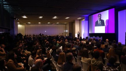 Javier Lambán durante su discurso / Gobierno de Aragón