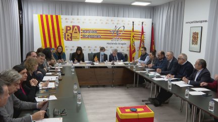 Reunión de la Ejecutiva del Partido Aragonés (PAR).