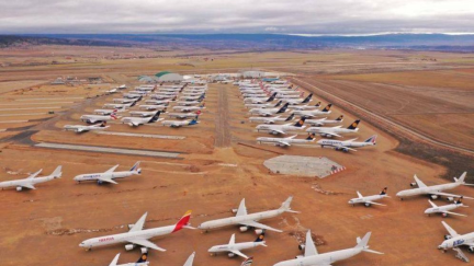 Teruel ha acogido una jornada cuyo objetivo es convertir al aeropuerto de Caudé en el mayor centro de mantenimiento aeronáutico en Europa. / Gobierno de Aragón