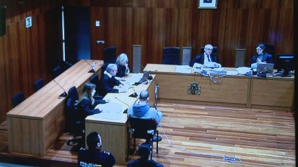 Lectura del veredicto por parte del jurado popular este lunes.