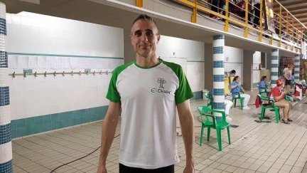 Fernando Aláez durante una competición.