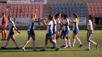 Imagen de un encuentro del Zaragoza CFF.
