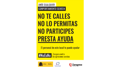 Esta cartel lucirá en las entradas a los establecimientos y en los baños de los locales.
