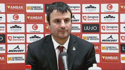 Carlos Cantero durante la rueda de prensa.